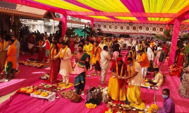 Mataji's Pragatay Mahotsav celebrated in a devotional atmosphere at Ambaji