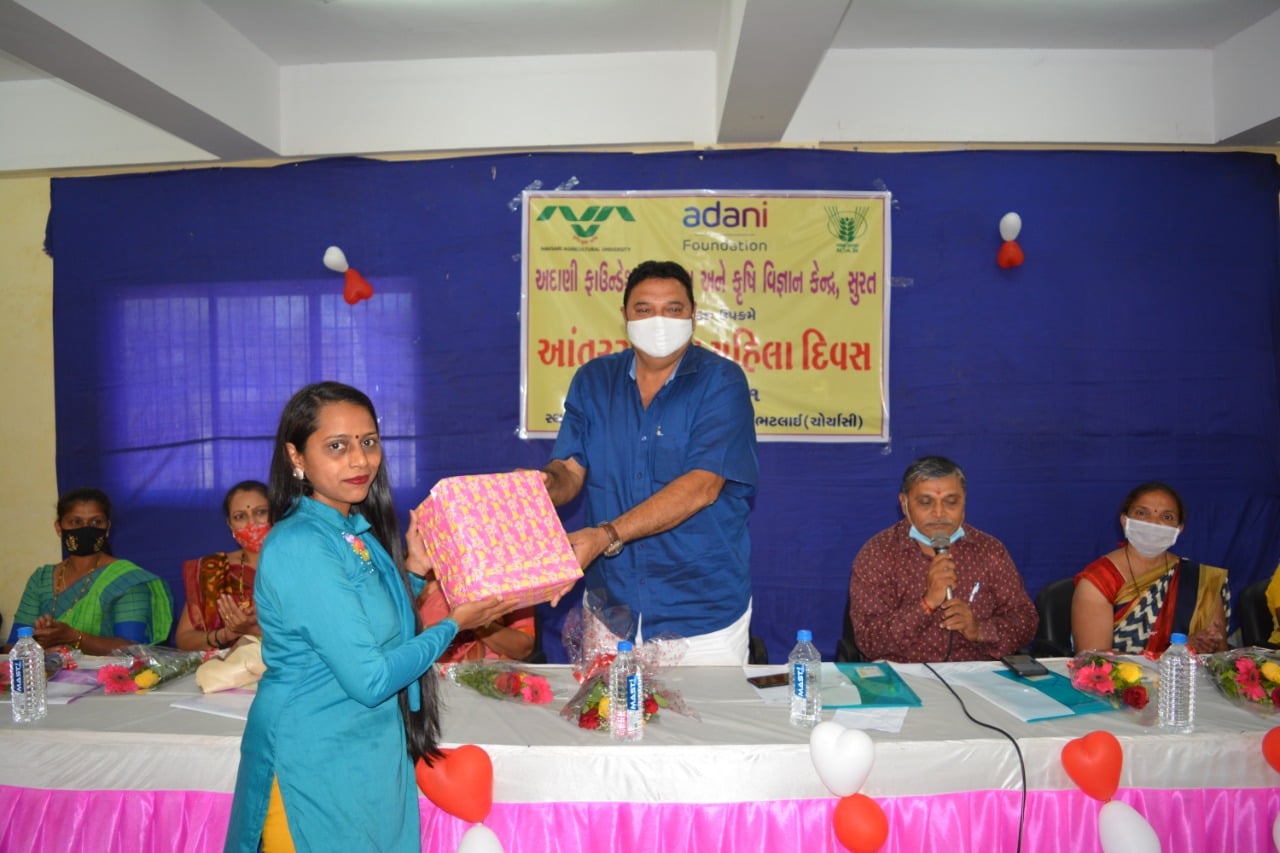 Krishi Vigyan Kendra and Adani Foundation celebrate Women's Day