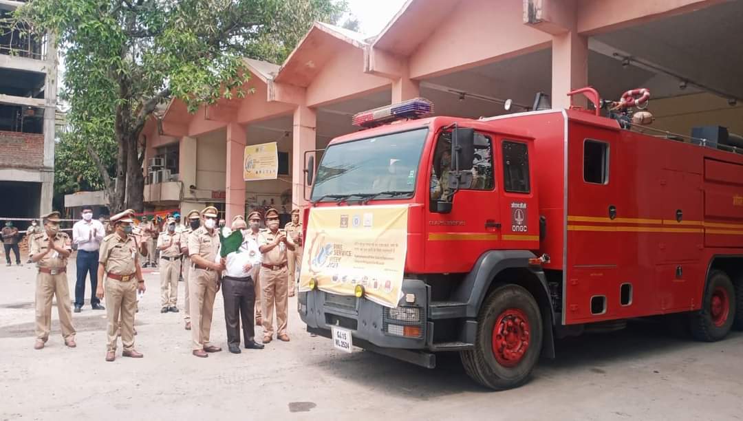 Central Industrial Security Force celebrates 'National Fire Service Day' at ONGC-Hazira