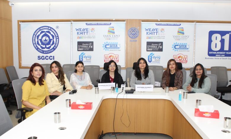 Webinar organized by GCCI and SGCCI to make women aware of various laws for protection of women.