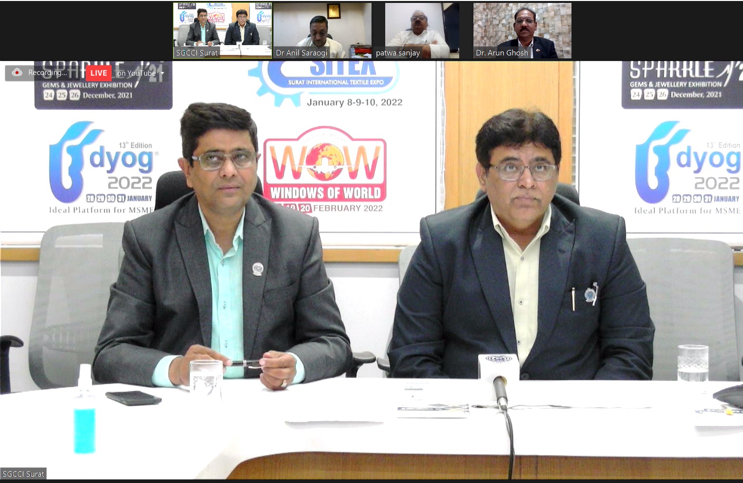 Webinar on ‘Global Funding’ by the Chamber for the purpose of providing guidance to entrepreneurs