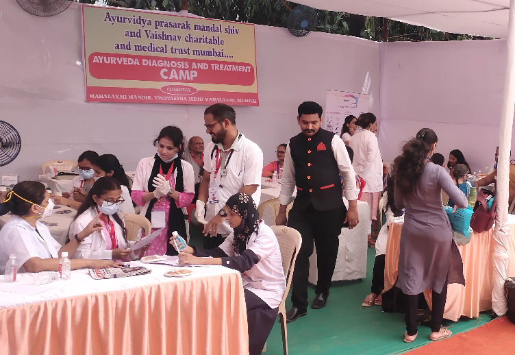 Free Maha Arogya Shibir and Blood Donation Camp' organized by social organization 'Ekata Manch' completed successfully