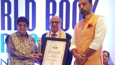 Mayur Vyas a diving judge in two Olympics honored with 'LifeTime Achievement Awards'