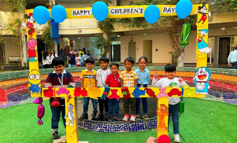 GIIS Ahmedabad creates unique attraction among students by organizing Children's Day celebration