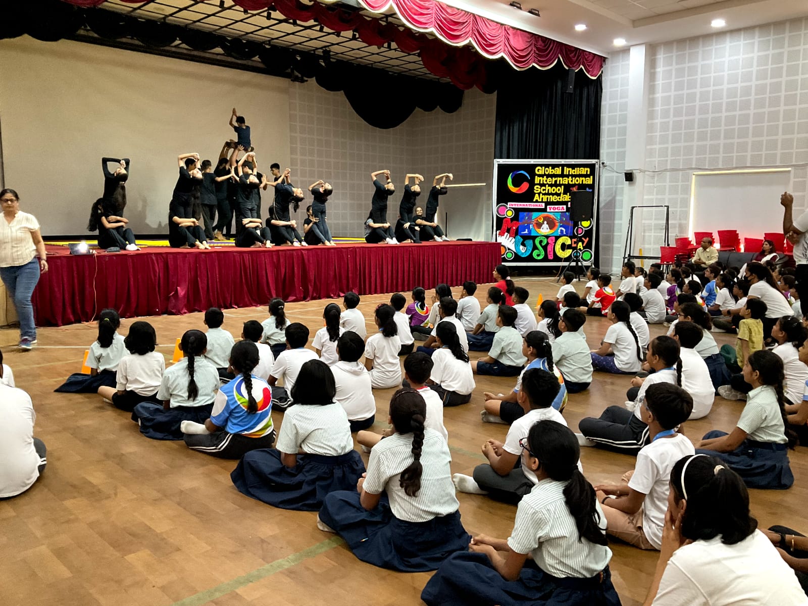 GIIS Ahmedabad Celebrates International Yoga Day with Parents and Students