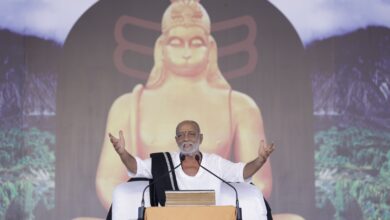 Pujya Morari Bapu called for protection of Panch elements for tree plantation and protection of environment
